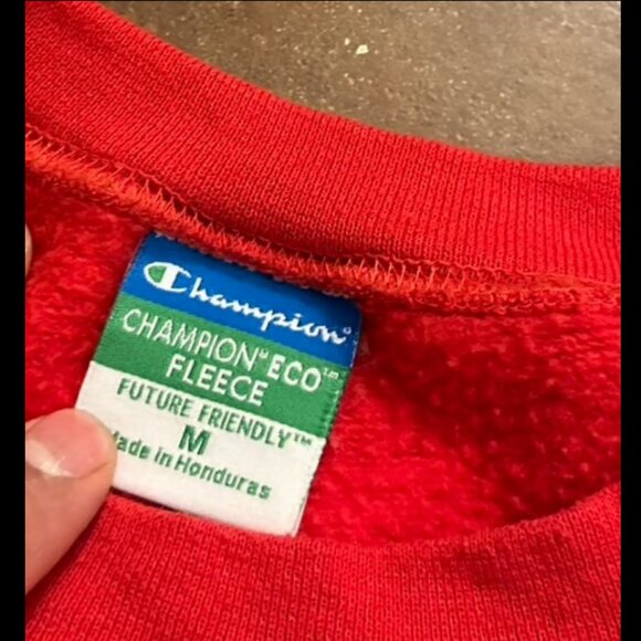 Vintage Champion Texas Tech Stitched Crewneck Men’s Medium - Picture 2 of 4